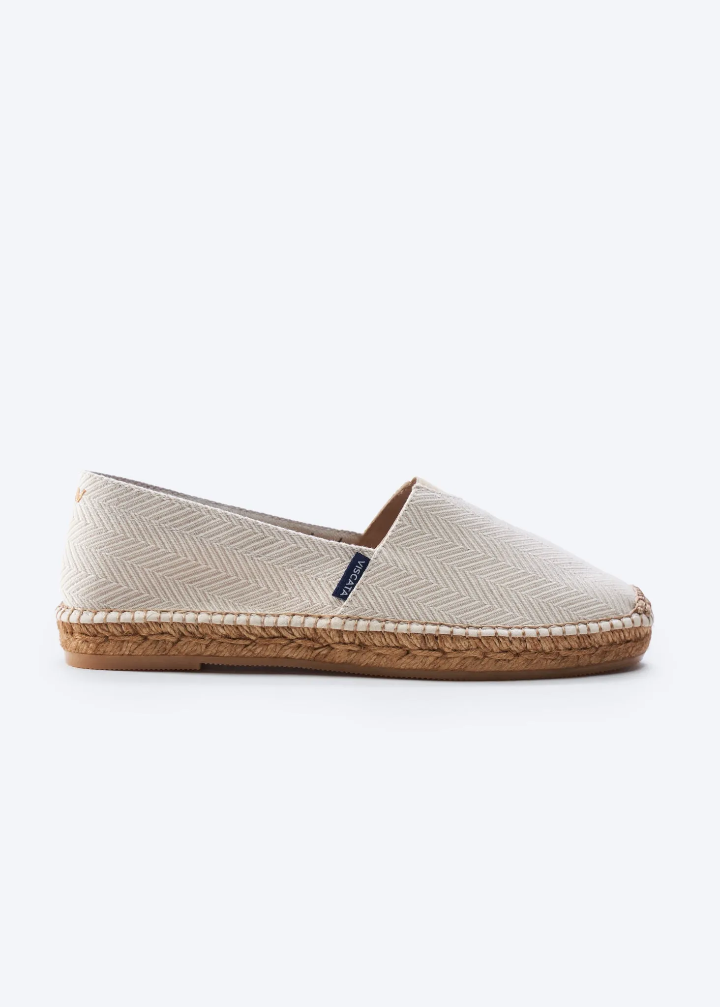 Barceloneta Herringbone Recycled PES Espadrille Flats