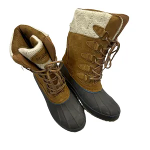 Boots Snow By Khombu In Brown, Size: 8