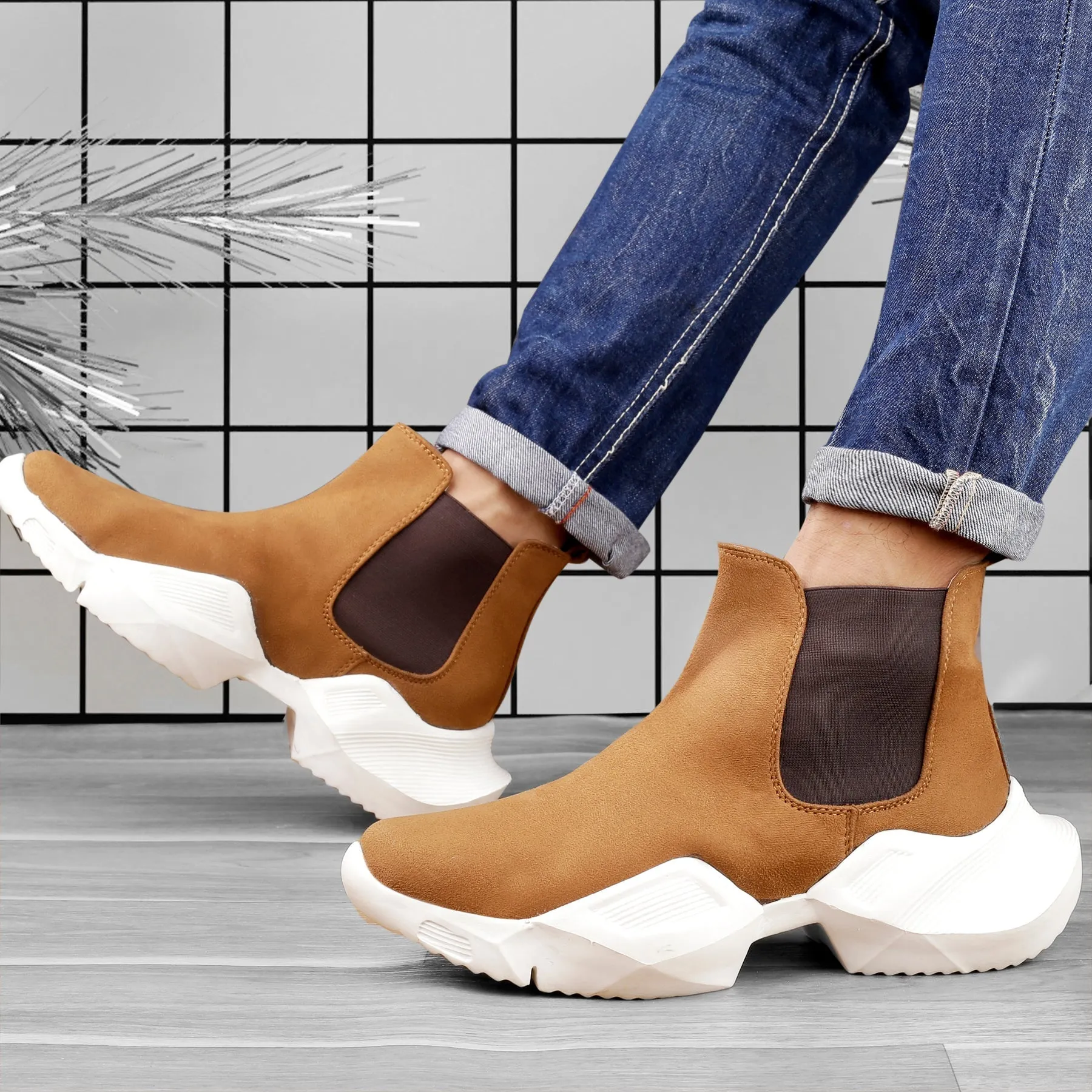 Bxxy's Men's Fashionable Chelsea Boots