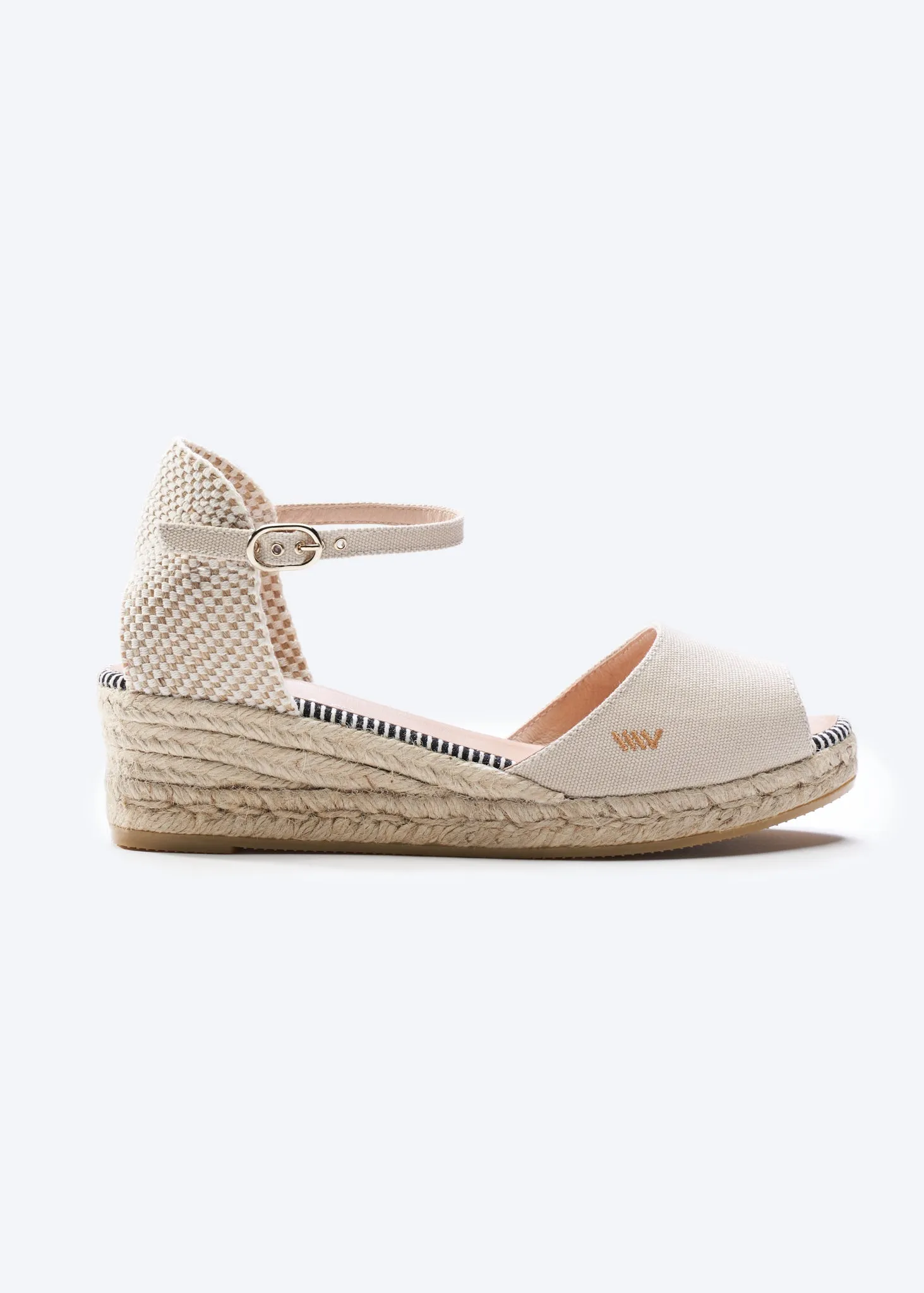 Cavall Canvas Espadrille Sandal Wedges