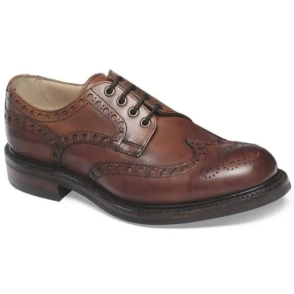 CHEANEY Avon R Shoes -  Wingcap Country Brogues - Dark Leaf Calf