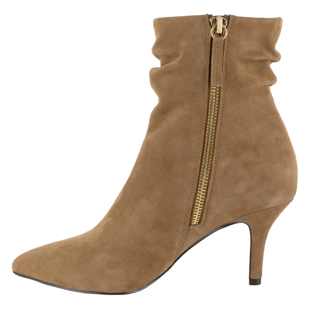 Danielle Pointed Toe Zippered Booties