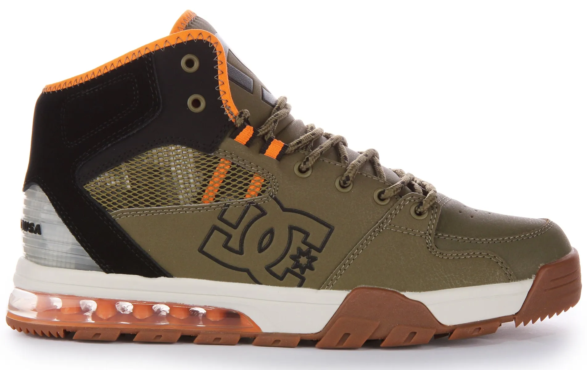 Dc Shoes Versatile Hi Water Resistant In Olive