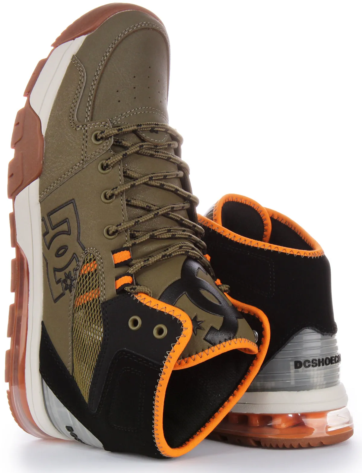 Dc Shoes Versatile Hi Water Resistant In Olive