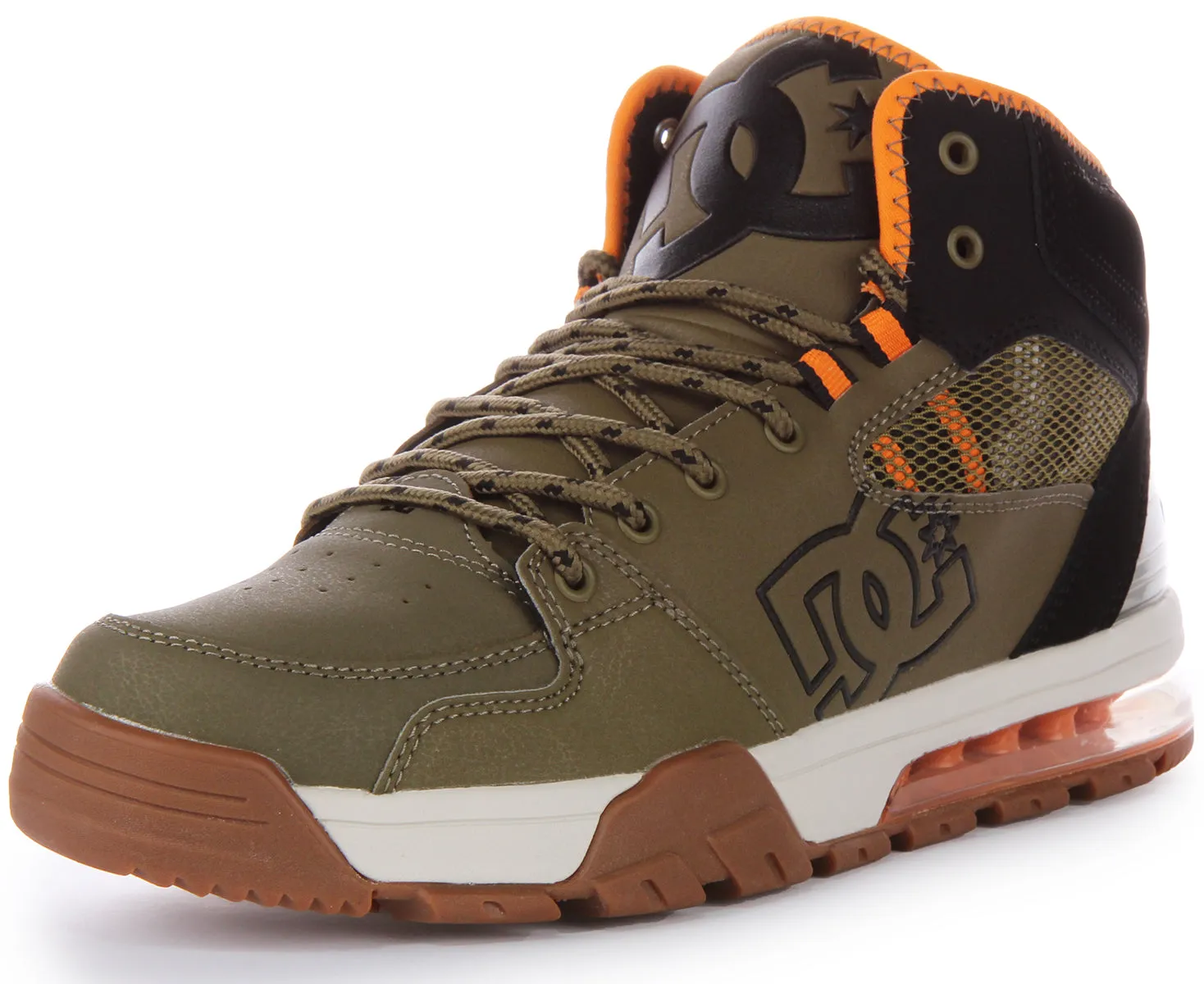 Dc Shoes Versatile Hi Water Resistant In Olive