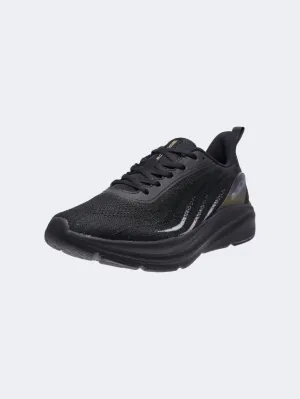 Erke Cushioning Men Running Shoes Black/Gold