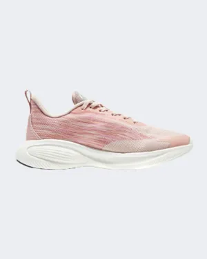 Erke Cushioning Women Running Shoes Pink/White 12122103231-105