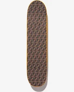 F Brown FF Logo Skateboard