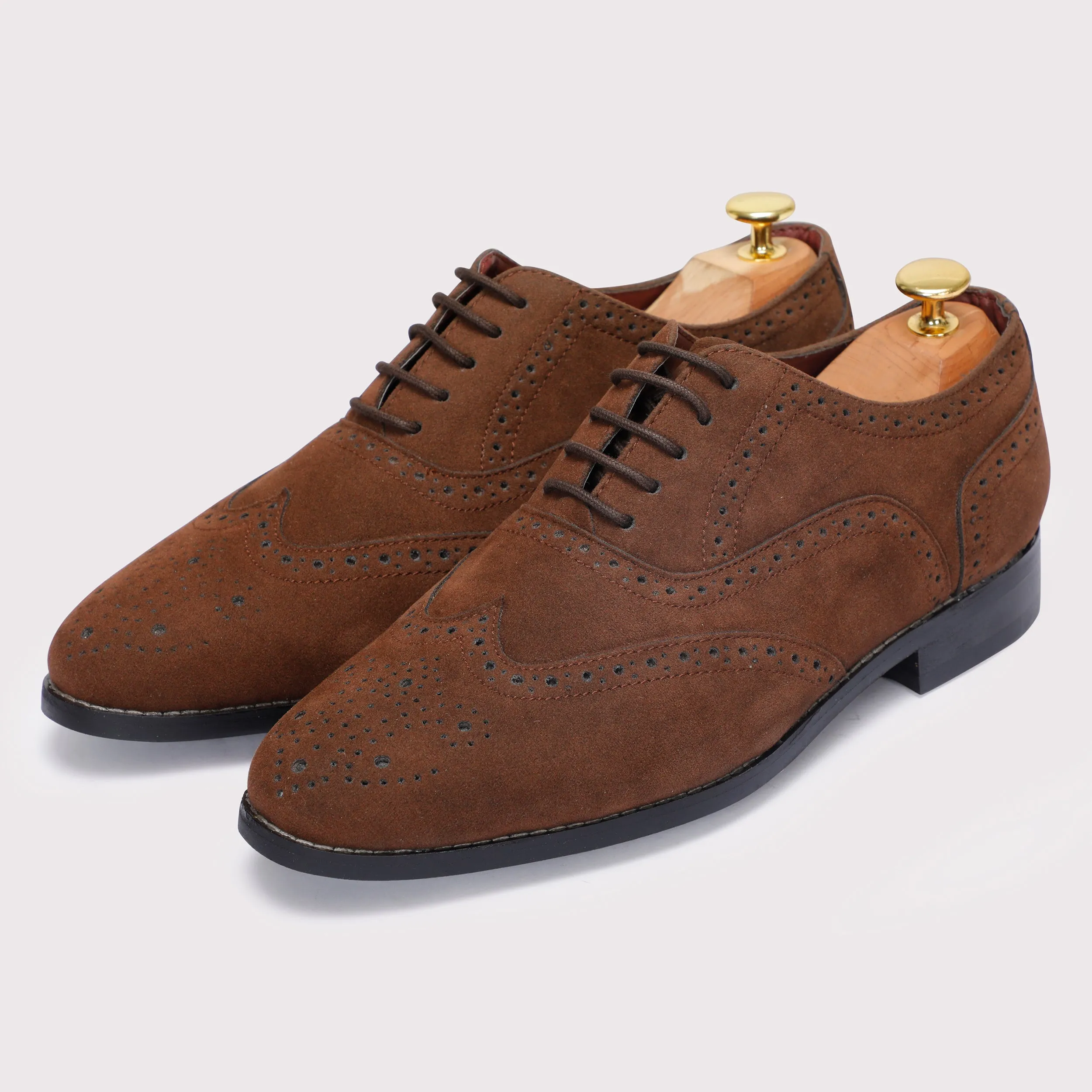 Forrero Suede Brogues - Brown