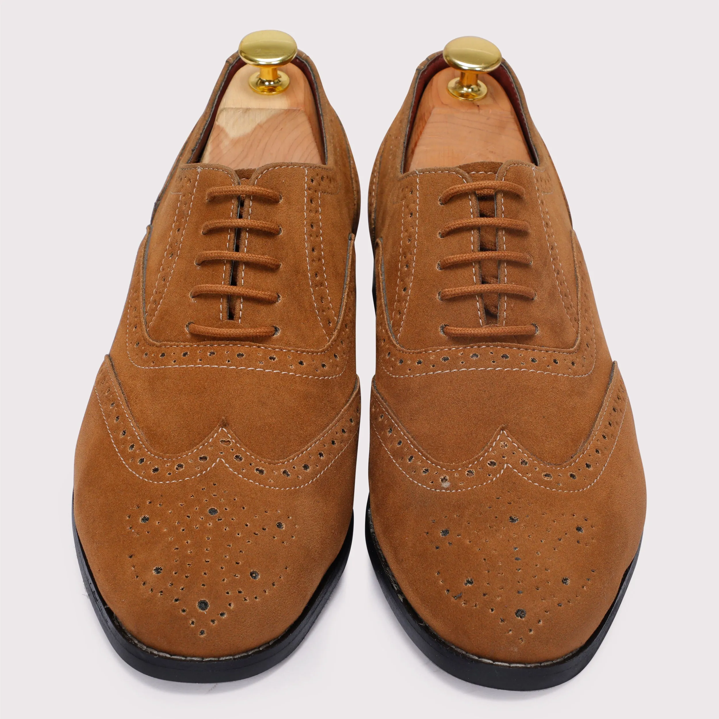 Forrero Suede Brogues - Tan