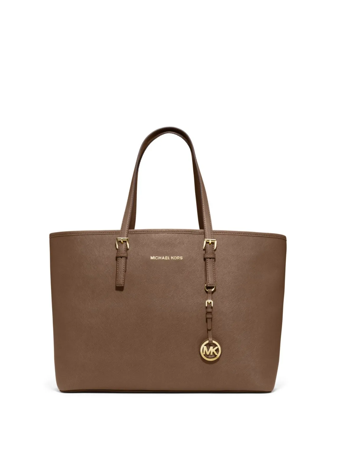 Jet Set Travel Multifunction Saffiano Leather Tote