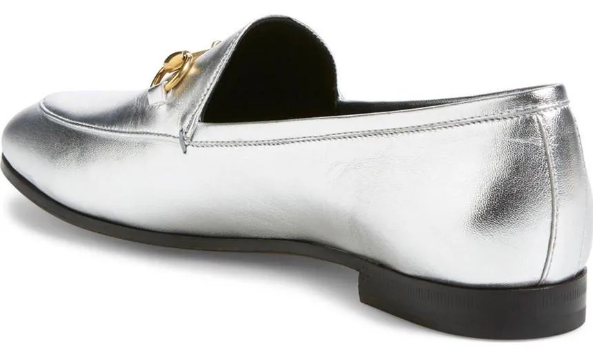 'Jordaan' Metallic Leather Loafers - (Purple, Gold, Silver)