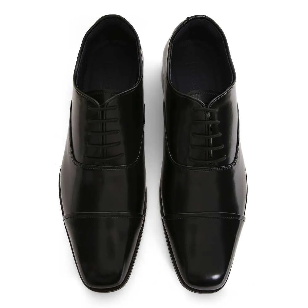 Lucas - Black Oxford Lace-up