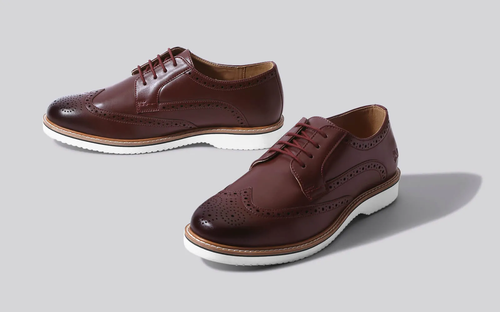 Luxe Brogues : Burgundy