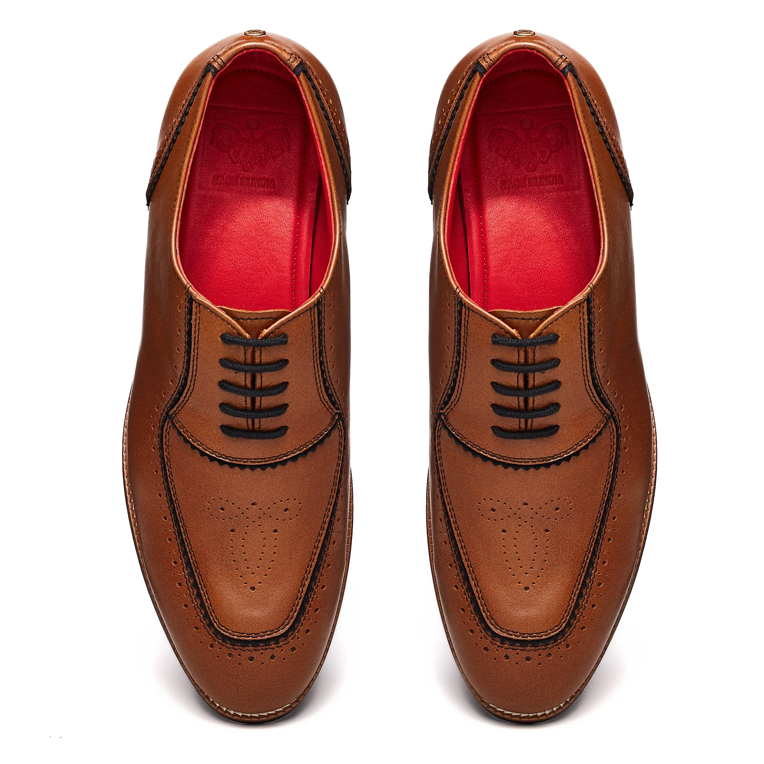 Maharaja Brogues Men – Cedar