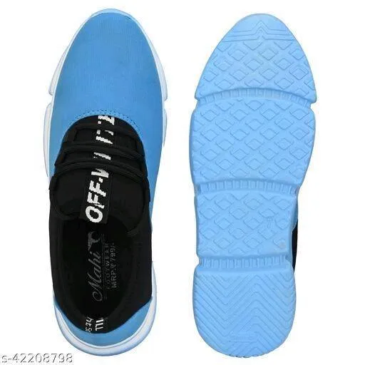 Men's Mesh Stylish Blue Sports Shoes