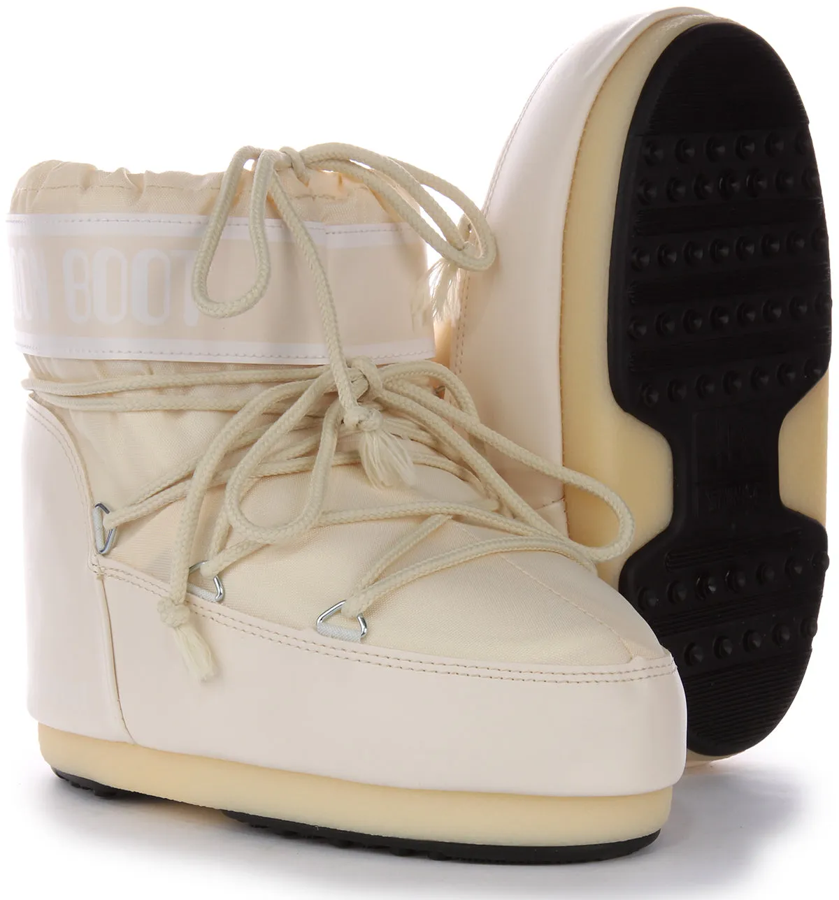 Moon Boot Icon Low Nylon In Cream For Women