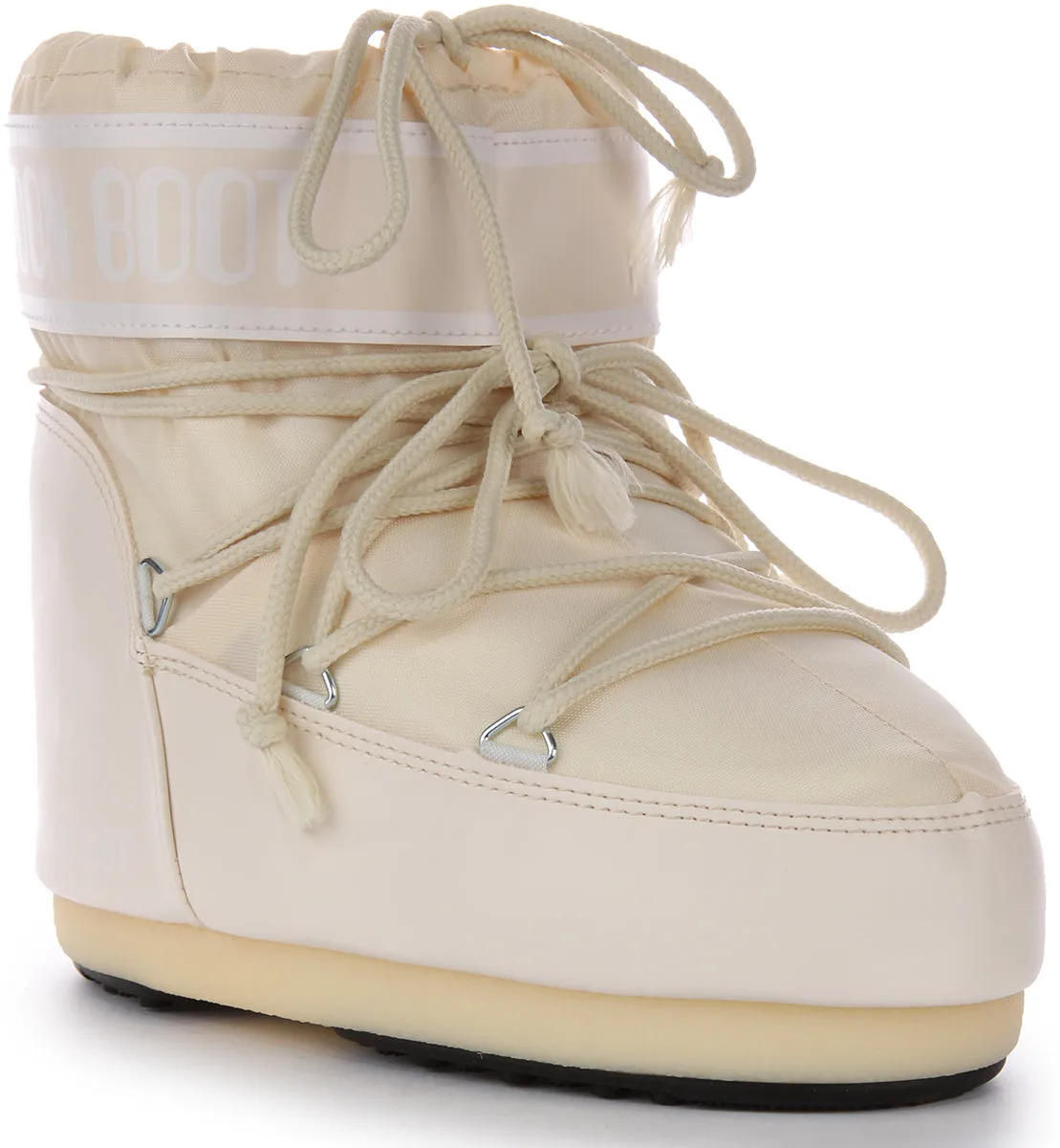 Moon Boot Icon Low Nylon In Cream For Women