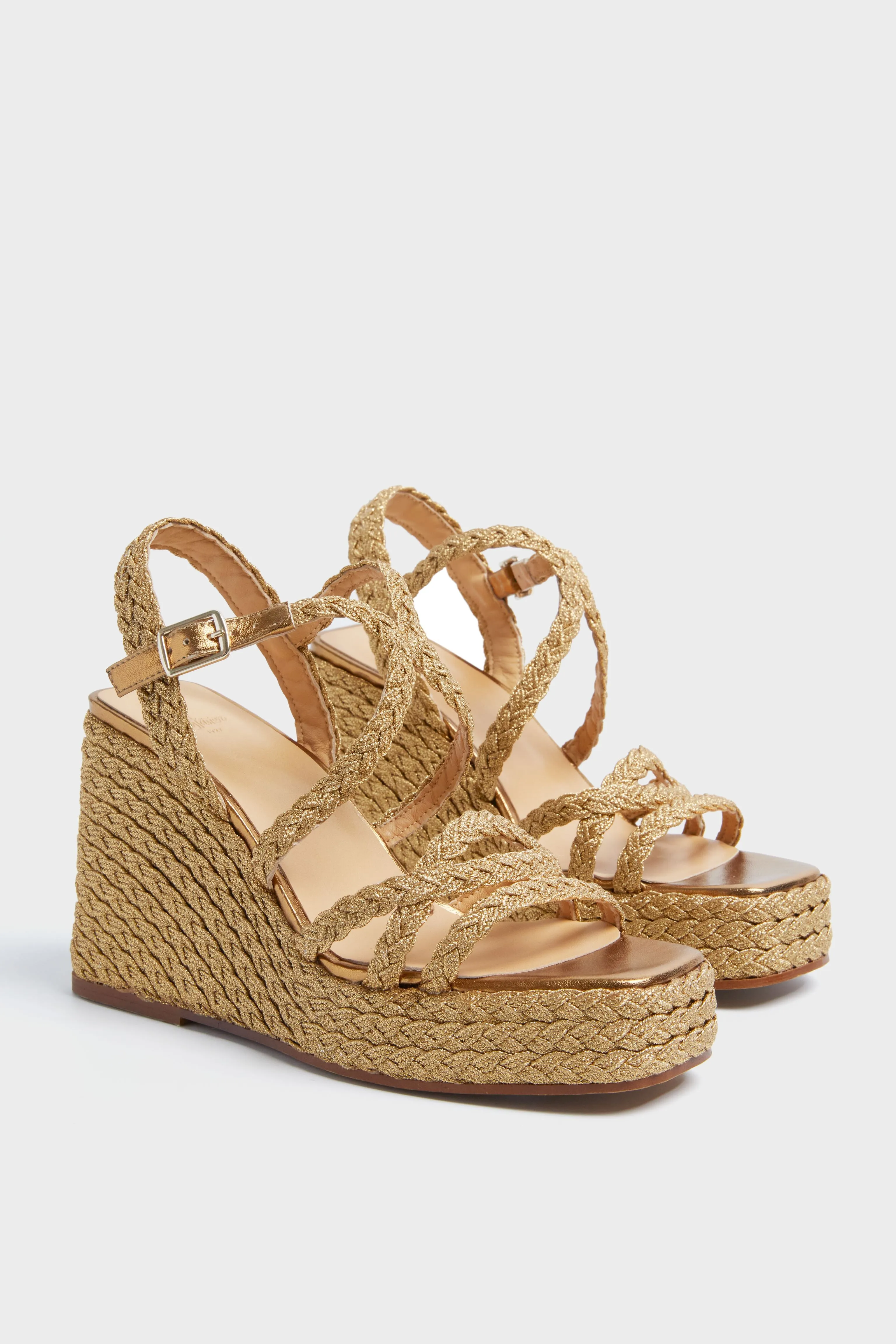 Oro Viejo Timotea Wedge Espadrilles