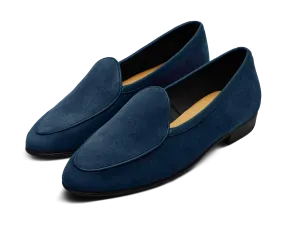 Sagan Classic Loafers in Lazuli Navy Asteria Suede