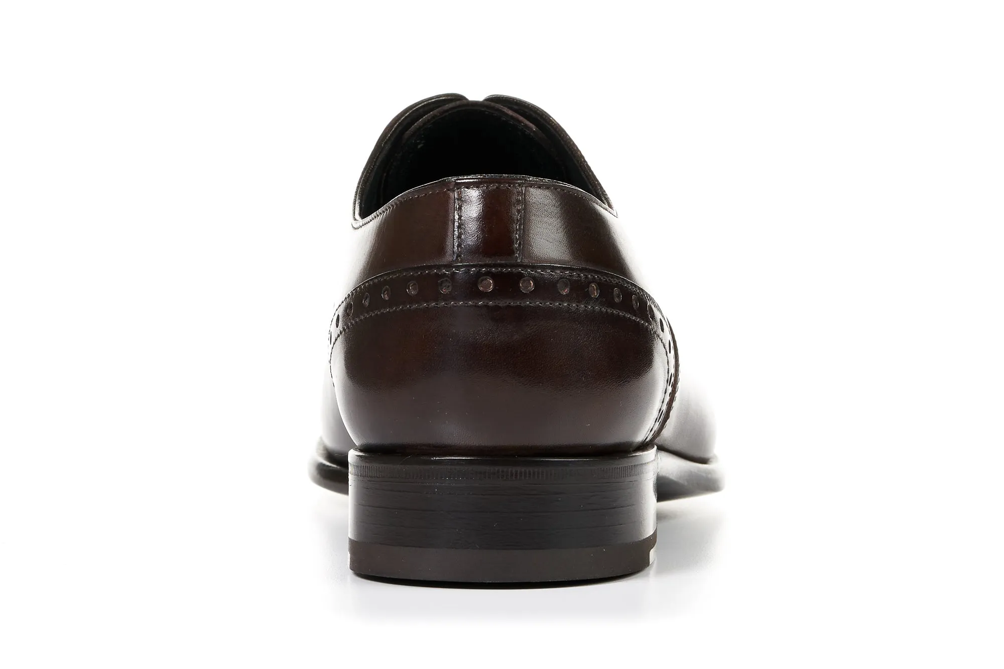 The Brando Semi-Brogue Oxford - Chocolate