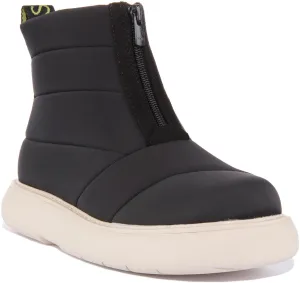 Toms Puffer Boot In Black For Women