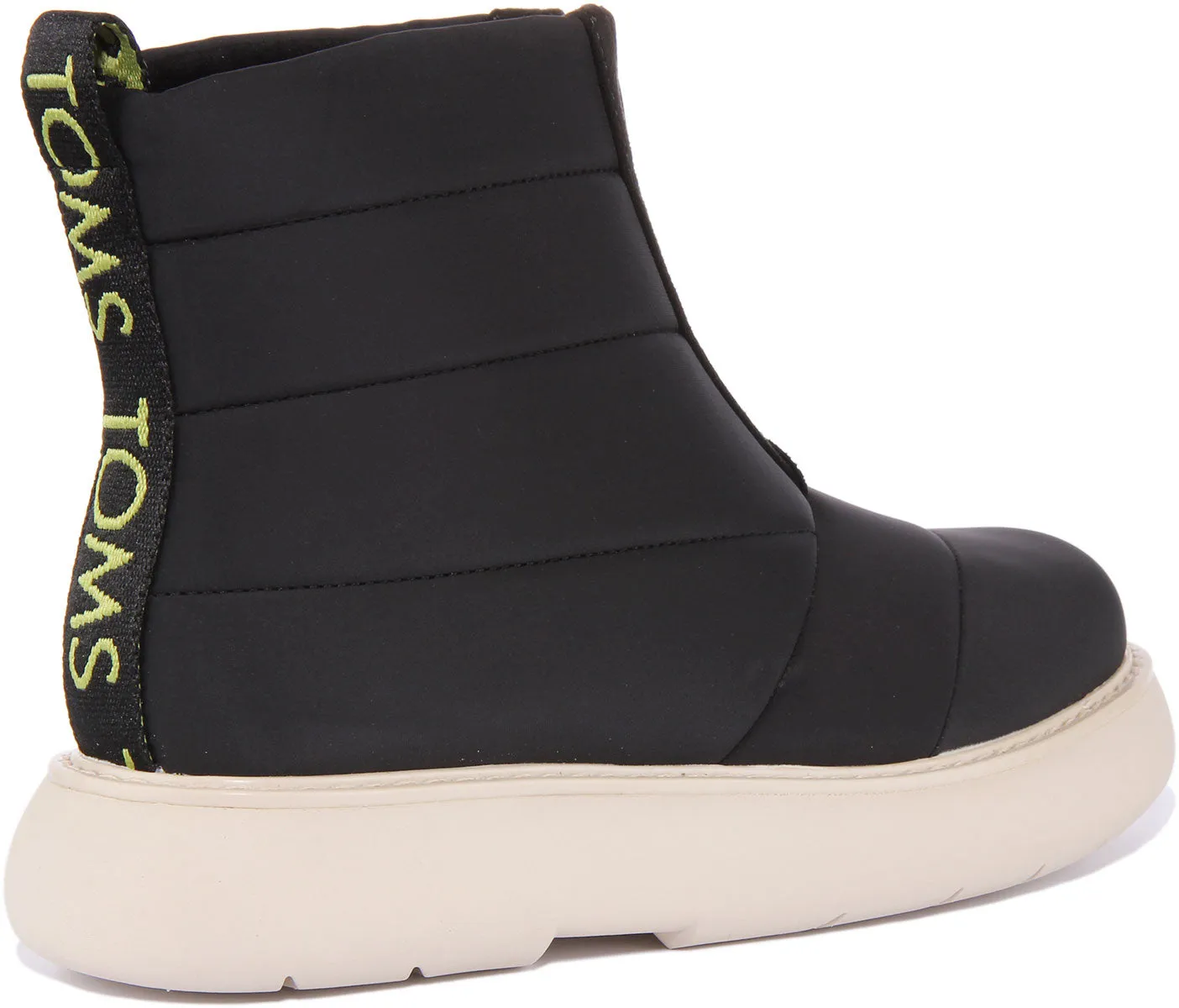 Toms Puffer Boot In Black For Women