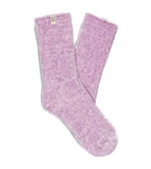 UGG LEDA COZY CREW SOCKS LILAC